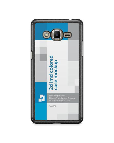 Galaxy J2 Prime 2d IMD Colored Mobile Case Design Mockup 2016