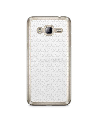 Samsung Galaxy J3 2016 2d Clear Mobile Case Design Mockup 2016