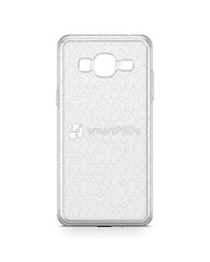Samsung Galaxy J3 2016 2d Flexi Clear Case Design Mockup