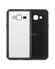 Samsung Galaxy J3 2016 2d Rubber Flex Mobile Case Design Mockup 2016