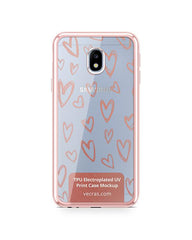Samsung Galaxy J3 Pro 2017 TPU Electroplated Case Design Mock-up