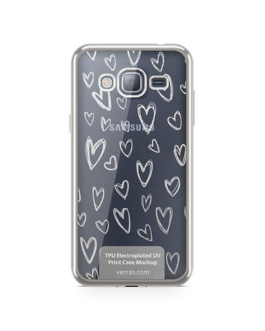 Samsung Galaxy J3 (2016) TPU Electroplated Case Design Mock-up