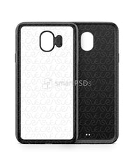 Samsung Galaxy J4 2d RubberFlex Mobile Case Design Mockup 2018