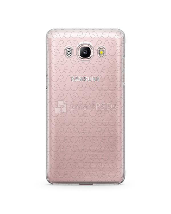 Samsung Galaxy J5 2016- UV PC Clear Mobile Case Design Mockup 2016