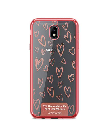 Samsung Galaxy J5 2017 TPU Electroplated Case Design Mock-up
