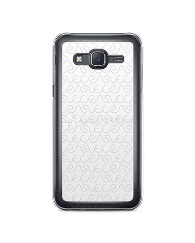 Samsung Galaxy J5 2d Clear Mobile Case Design Mockup 2015