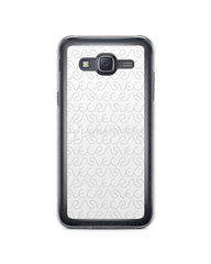 Samsung Galaxy J5 2d Clear Mobile Case Design Mockup 2015