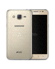 Samsung Galaxy J5 UV TPU Clear Mobile Case Design Mockup 2015