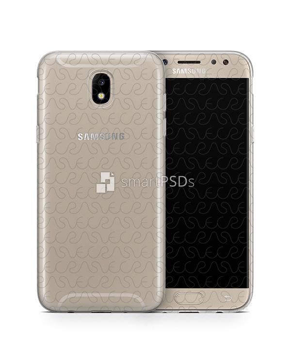 Samsung Galaxy J5 Pro Europe  UV TPU Clear Case Design Mockup 2017