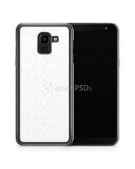 Samsung Galaxy J6 2d PC Clear Case Design Mockup 2018