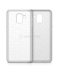 Samsung Galaxy J6 2d Frosted RubberFlex Mobile Case Design Mockup 2018