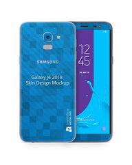 Samsung Galaxy J6 Vinyl Skin Design Mockup 2018