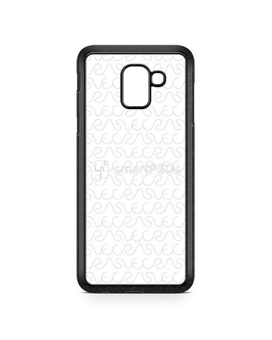 Samsung Galaxy J6 2d PC Colored Case Design Mockup 2018