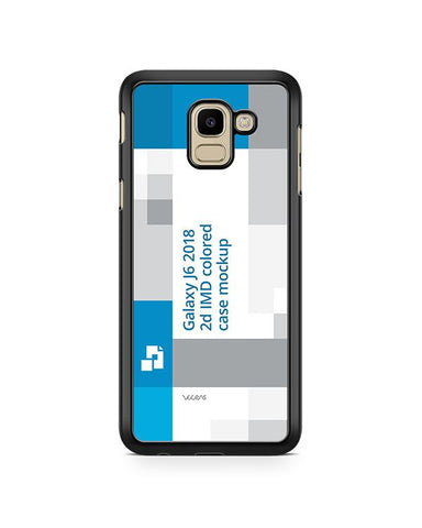 Samsung Galaxy J6 2d PC Colored Case Design Mockup 2018