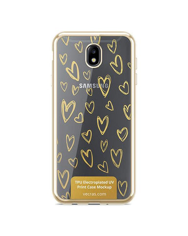 Samsung Galaxy J7 2017 TPU Electroplated Case Design Mock-up