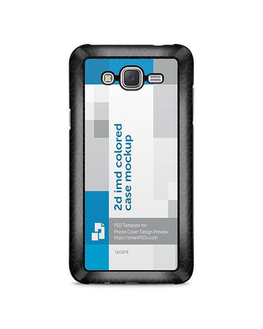 Samsung Galaxy J7 2d IMD Colored Mobile Case Design Mockup 2015