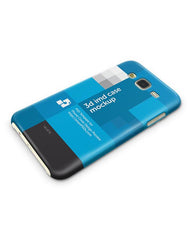 Samsung Galaxy J7 3d IMD Mobile Case Design Mockup 2015- Down View