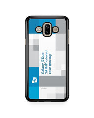 Samsung Galaxy J7 Duo 2d PC Colored Case Design Mockup