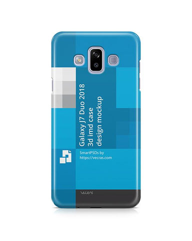 Samsung Galaxy J7 Duo 3d IMD Case Design Mockup 2018