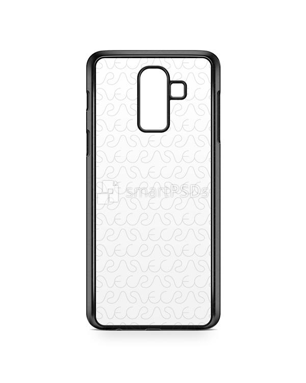 Samsung Galaxy J8 2d PC Colored Case Design Mockup 2018