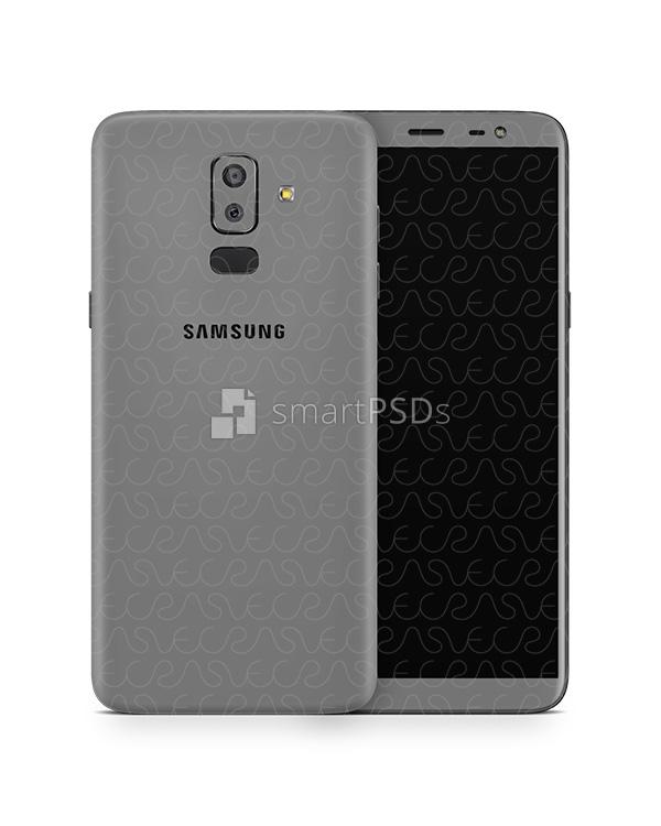 Samsung Galaxy J8 Vinyl Skin Design Mockup 2018