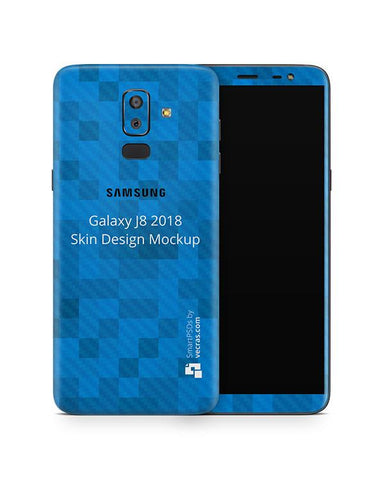 Samsung Galaxy J8 Vinyl Skin Design Mockup 2018