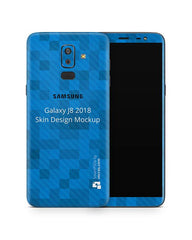 Samsung Galaxy J8 Vinyl Skin Design Mockup 2018