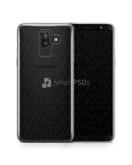 Samsung Galaxy J8 UV TPU Clear Case Design Mockup 2018