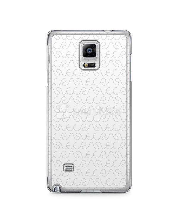 Samsung Galaxy Note 5 2d Clear Mobile Case Design Mockup 2015