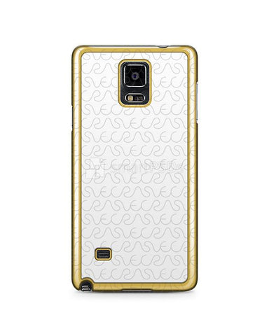 Samsung Galaxy Note 4 2d Electroplated Mobile Case Design Mockup 2014