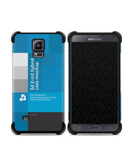 Samsung Galaxy Note 4 3d 2-in-1 Hybrid Mobile Case Design Mockup 2014