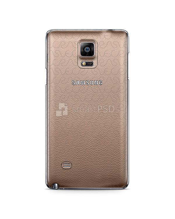 Samsung Galaxy Note 4 3d Crystal Mobile Case Design Mockup 2014