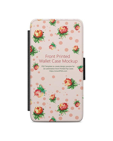 Samsung Galaxy Note 4 2d Wallet Mobile Case Design Mockup 2014