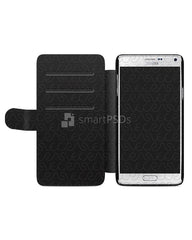 Samsung Galaxy Note 4 2d Wallet Mobile Case Design Mockup 2014