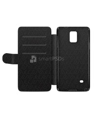 Samsung Galaxy Note 4 2d Wallet Mobile Case Design Mockup 2014