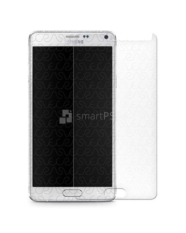 Samsung Galaxy Note 4 Tempered Glass Template 2014