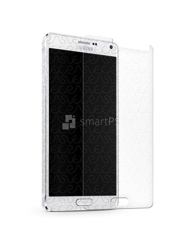 Samsung Galaxy Note 4 Tempered Glass Template 2014