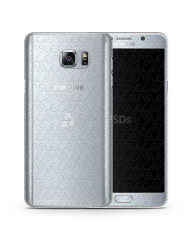 Samsung Galaxy Note 5 UV TPU Clear Mobile Case Design Mockup 2015