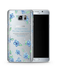 Samsung Galaxy Note 5 UV TPU Clear Mobile Case Design Mockup 2015