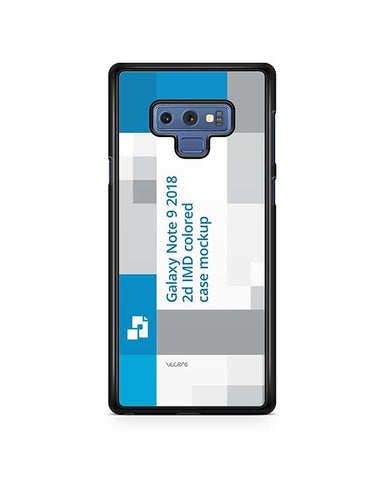 Samsung Galaxy Note 9 2d PC Colored Case Design Mockup 2018