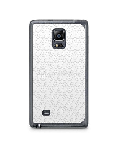 Samsung Galaxy Note Edge 2d Clear Mobile Case Design Mockup 2014