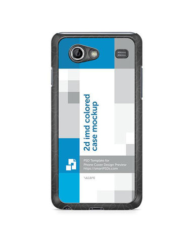 Samsung Galaxy S Advance 2d IMD Colored Mobile Case Design Mockup 2012