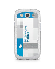 Samsung Galaxy S3 2d Clear Mobile Case Design Mockup 2012