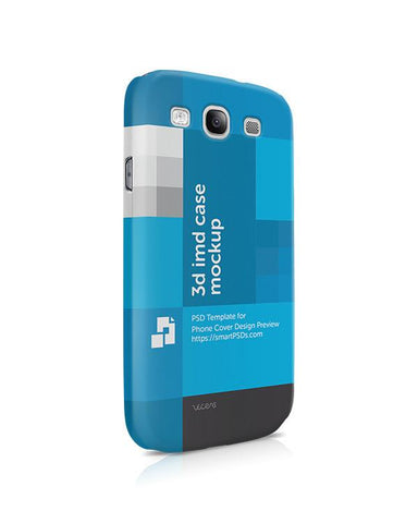 Samsung Galaxy S3 3d IMD Mobile Case Design mockup 2012