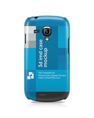Samsung Galaxy S3 Mini 3d IMD  Mobile Case Design Mockup 2014