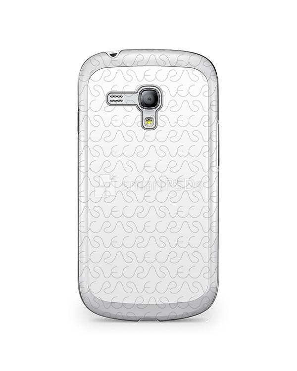 Samsung Galaxy S3 Mini 2d Clear Mobile Case Design Mockup 2012