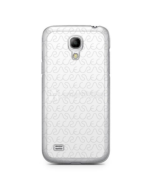 Samsung Galaxy S4 Mini 2d Clear Mobile Case Design Mockup 2013