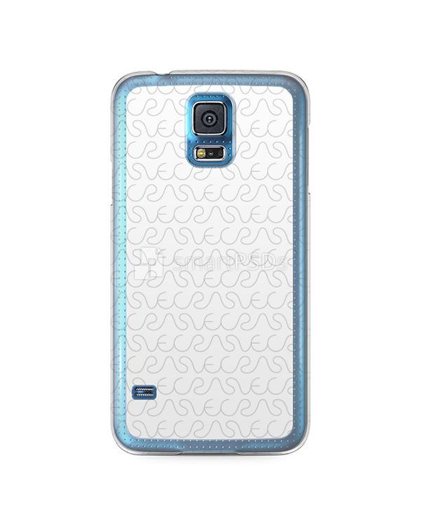 Samsung Galaxy S5 2d Clear Mobile Case Design Mockup 2014