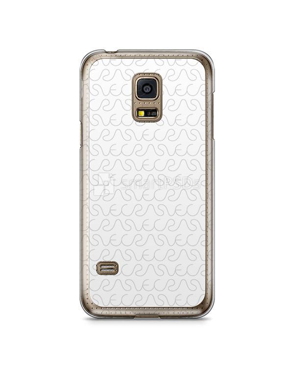 Samsung Galaxy S5 Mini 2d Clear Mobile Case Design Mockup 2014