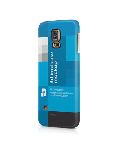 Samsung Galaxy S5 Mini 3d IMD Mobile Case Design Mockup 2014